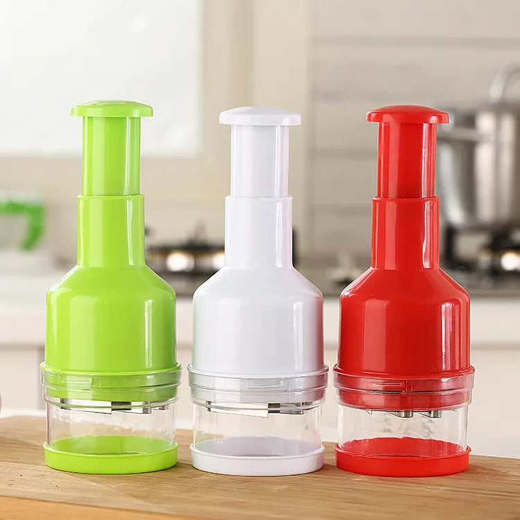 EasyChop™ – Manual Onion & Vegetable Chopper – No Mess, No Tears!