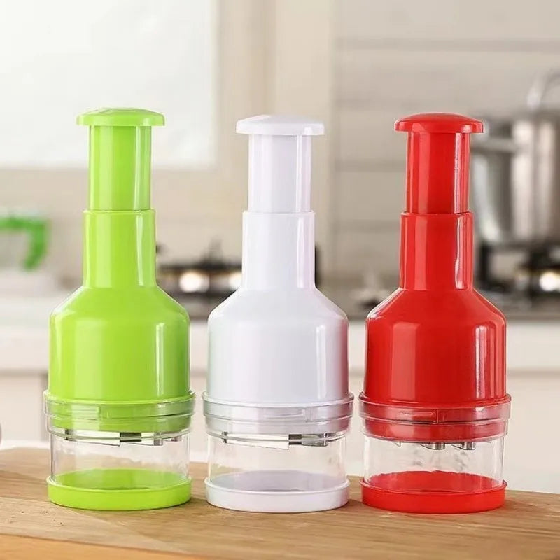 EasyChop™ – Manual Onion & Vegetable Chopper – No Mess, No Tears!