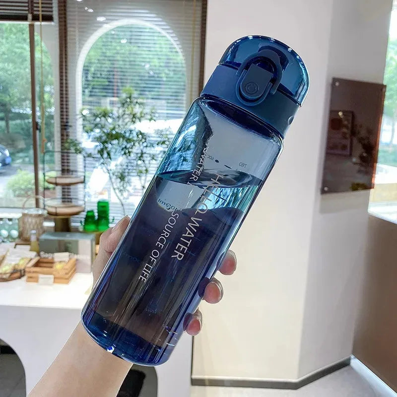 “Hello Water” Sports Bottle with Safety Cap and Handle — 780ml